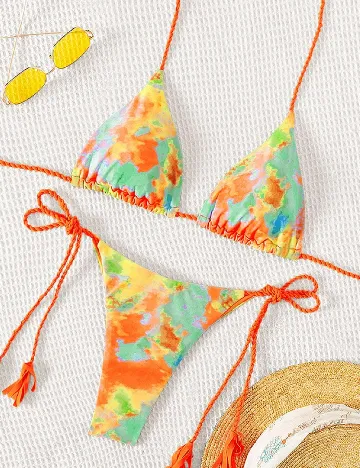 Costum de baie SHEIN, mix culori