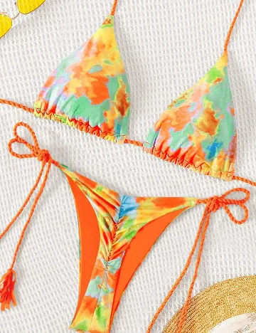 Costum de baie SHEIN, mix culori