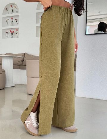 Pantaloni SHEIN, verde