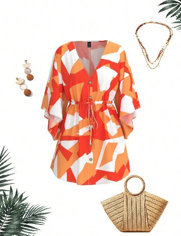 Rochie scurta SHEIN, mix culori