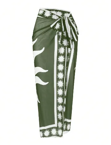 Costum de baie SHEIN, verde