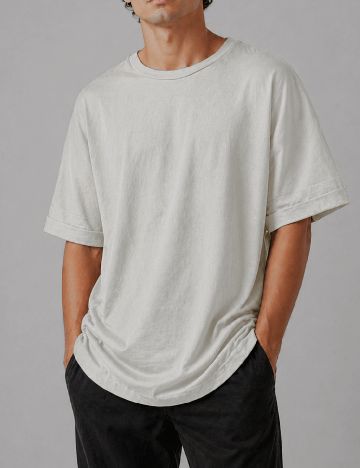 Tricou Pull&Bear, gri