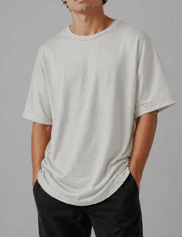 Tricou Pull&Bear, gri