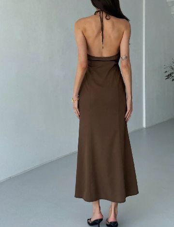 Rochie medie SHEIN, maro