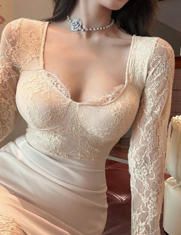 Rochie scurta Dazy, crem