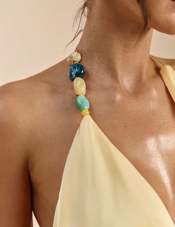 Rochie scurta SHEIN, galben