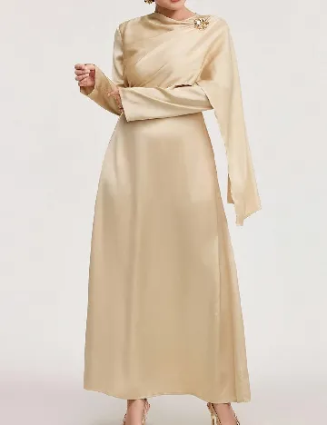 Rochie lunga SHEIN, bej