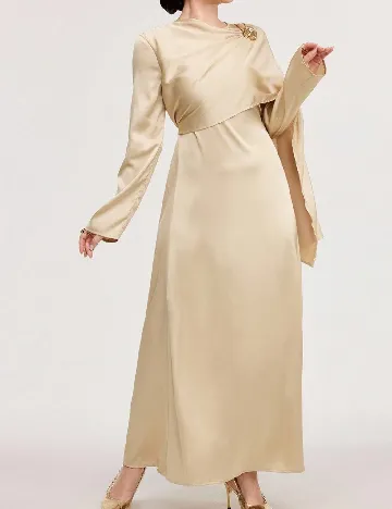 Rochie lunga SHEIN, bej