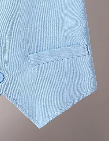 Compleu Shein Kids, albastru/alb