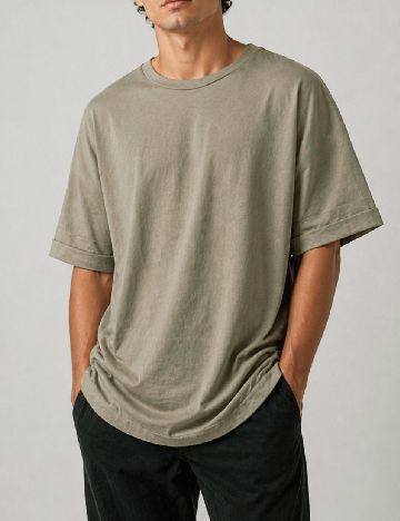 Tricou Pull&Bear, verde