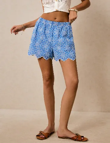 Pantaloni scurti Poeselle, albastru