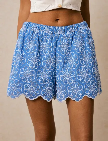 Pantaloni scurti Poeselle, albastru