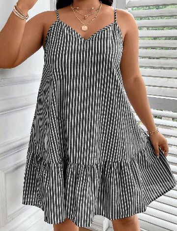 Rochie scurta SHEIN CURVE, gri