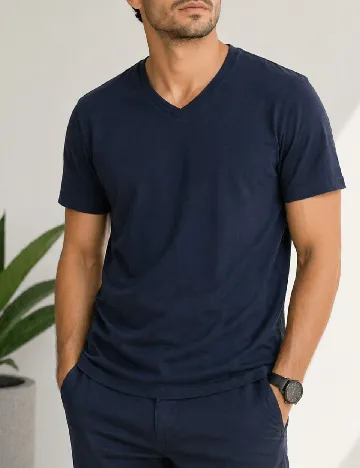 Tricou Zara, bleumarin
