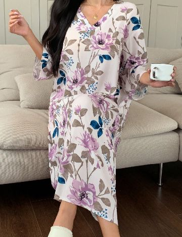 Rochie de noapte Dazy, floral print