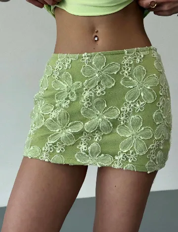 Fusta pantalon SHEIN, verde