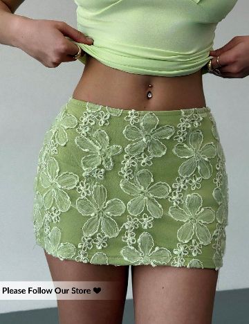 Fusta pantalon SHEIN, verde