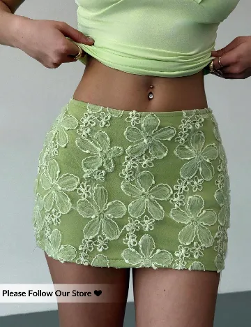 Fusta pantalon SHEIN, verde