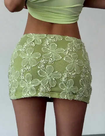 Fusta pantalon SHEIN, verde