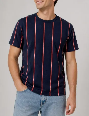Tricou Pull&Bear, bleumarin