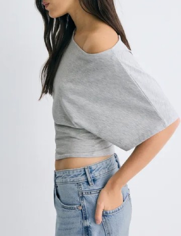 Tricou Stradivarius, gri