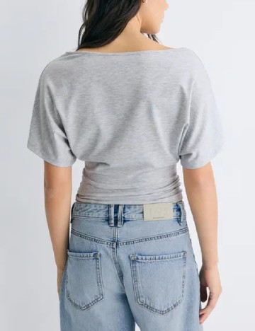 Tricou Stradivarius, gri