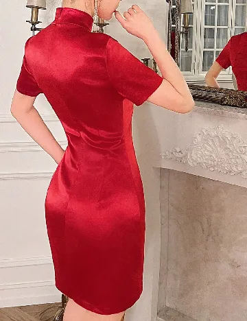 Rochie scurta SHEIN, rosu