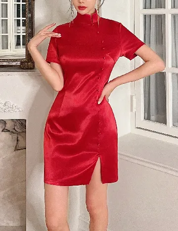 Rochie scurta SHEIN, rosu