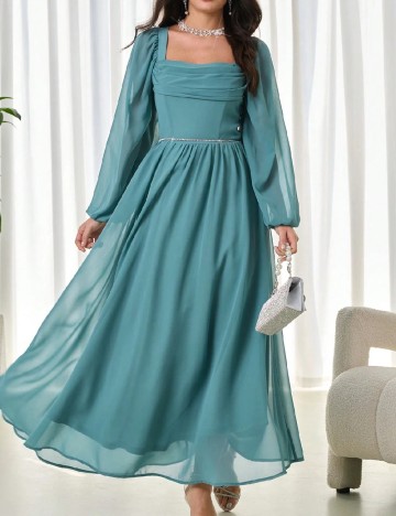 Rochie lunga SHEIN, turcoaz