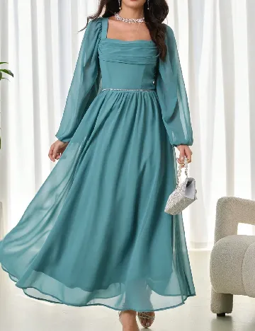 Rochie lunga SHEIN, turcoaz