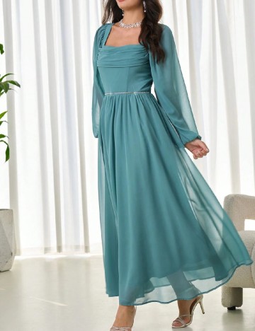 Rochie lunga SHEIN, turcoaz