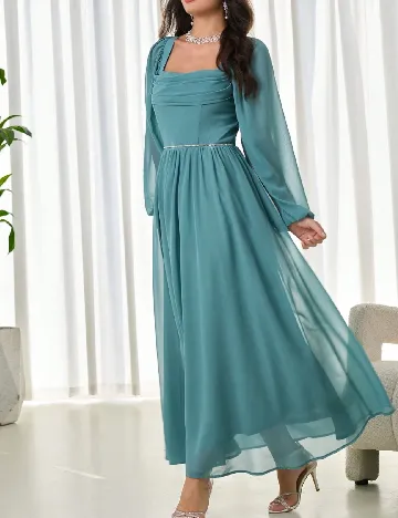 Rochie lunga SHEIN, turcoaz