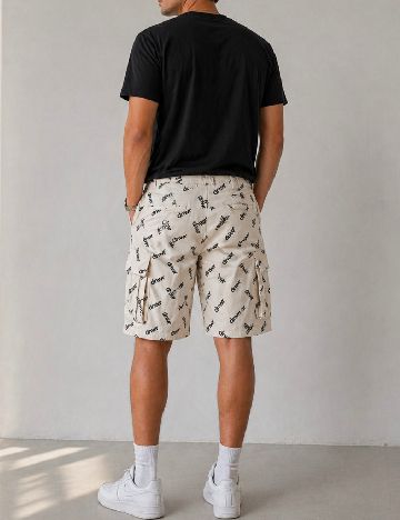 Pantaloni scurti Zara, ecru