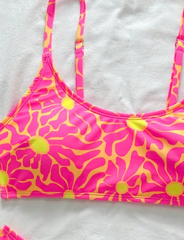 Costum de baie SHEIN, roz