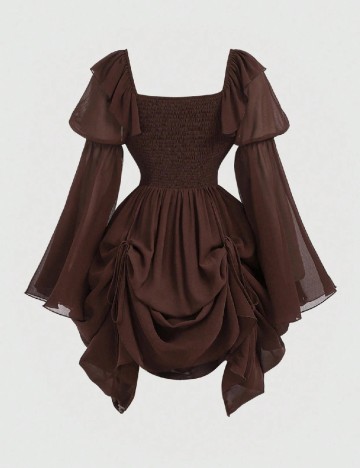 Rochie lunga SHEIN, maro