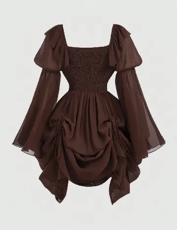 Rochie lunga SHEIN, maro