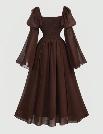 Rochie lunga SHEIN, maro