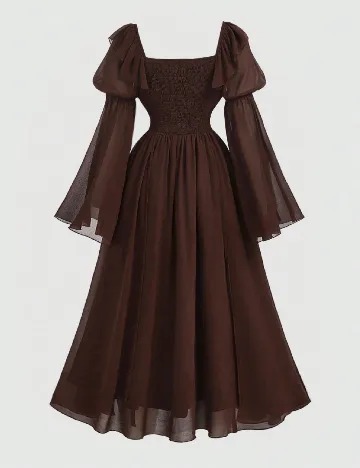 Rochie lunga SHEIN, maro