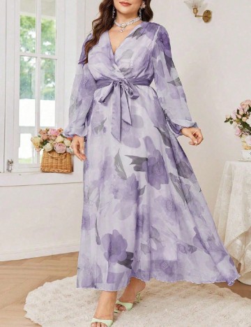 Rochie lunga SHEIN CURVE, mov