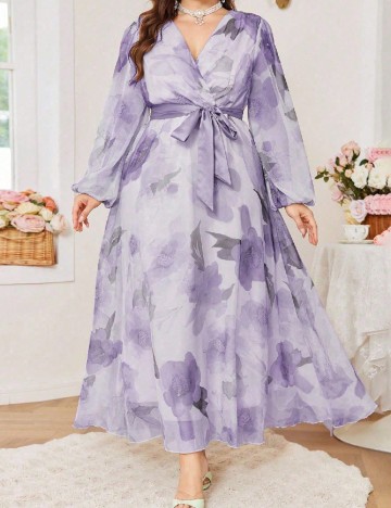 Rochie lunga SHEIN CURVE, mov