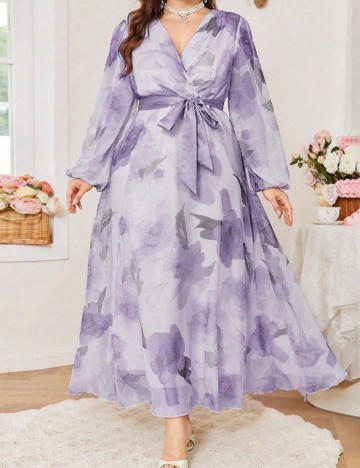 Rochie lunga SHEIN CURVE, mov