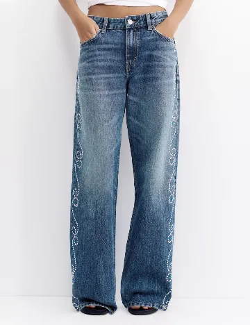 Blugi Pull&Bear, albastru