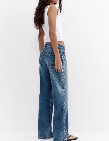 Blugi Pull&Bear, albastru