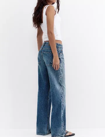 Blugi Pull&Bear, albastru