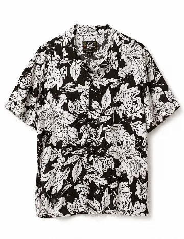 Camasa Pull&Bear, negru/alb