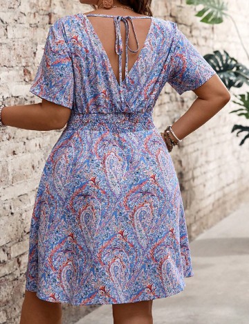 Rochie scurta SHEIN CURVE, mix culori