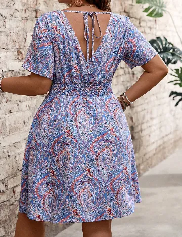 Rochie scurta SHEIN CURVE, mix culori