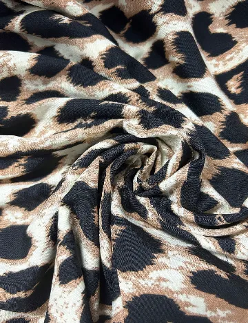 Salopeta SHEIN CURVE, animal print