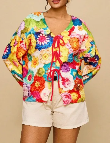 Cardigan SHEIN CURVE, mix culori
