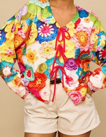 Cardigan SHEIN CURVE, mix culori